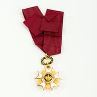 Belgium, Leopold II, The Commander Neck Badge of the Belgian Order of the Crown, 1897 Est. High-ranking award...