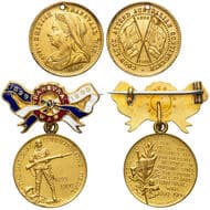 British Commonwealth, Victoria, Boer/Transvaal War Medals Album with collection of Victorian/Edwardian period gilt &...