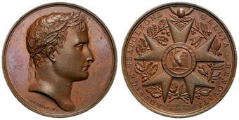 France, Napoleon 'Legion of Honour' Legacy, 1969, aFDC Copper medal 36.92g., 41mm, by Andrieu F, Paris Mint, obv....