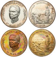Tasmanian Numismatic Society Silver Medal, 1976, FDC 'Truganini' in sterling silver (66g) & copper, struck by Perth...