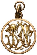 TSNCo (Tasmanian Steamship Navigation Company), 1853 - 1891, EF 21ct gold fob medal, double sided circular form with...