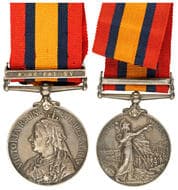 Victoria, 1899-1902 Queen's South Africa Medal - CAPE COLONY impressed 250 FARR: SJT: -MAJ; C. WINFIELD. TASMANIAN...
