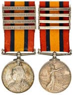 Victoria, 1899-1902 Queen's South Africa Medal - CAPE COLONY, RHODESIA, ORANGE FREE STATE and TRANSVAAL impressed 154...