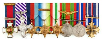 DSO and DFC Group of Eight Distinguished Service Order (GVIR with GRI first cipher); Distinguished Flying Cross (GVIR...
