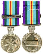 Vietnam - Single, 1965 1945-75 Australian Active Service Medal - VIETNAM pantographed 18119 J.F. PEDERSEN. John...