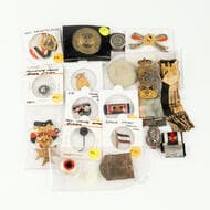 Germany, Lot of German Badges/Militaria Quantity of German militaria. Including buckle, badges, ribbon bars, Barvarian...