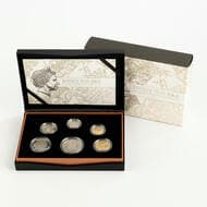 Elizabeth II, Effigy of an Era, Five Cents - Two Dollars, 2017, FDC Effigy of an Era proof year set, in box of issue...