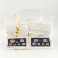 Elizabeth II, One Cent - Fifty Cents, 1974 - 1979, FDC 1974 2c turned, 1977 (3) 5c turned in one, 1978 (3) & 1979 (4)...