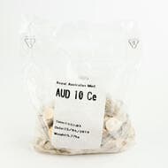 Elizabeth II, RAM - Jumbo Bag, Ten Cents, 2019, UNC 2017 Lyrebird ten cents, jumbo bag (25 bags x 40 coins = 1000),...