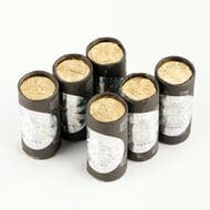 Elizabeth II, RAM - Great Aussie Coin Hunt #3, One Dollar, 2022, UNC Cotton & Co premium roll (6), 'A', 'C', 'D',...