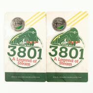 Elizabeth II, RAM - 3801 A Legend of Steam, Fifty Cents, 2018, UNC Coloured fifty cents on as issued medium card,...