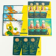 Elizabeth II, RAM - Olympic & Paralympic Teams, Fifty Cents - Two Dollars, 2020, UNC Australian Olympic Team,...