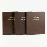 Elizabeth II, One Cent - Fifty Cents, 1966 - 2010, G - UNC Group of Dansco supreme Australian decimal albums...