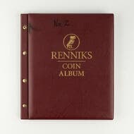 Elizabeth II - Charles III, One Dollar - Two Dollars, 1986 - 2025, VF - UNC Maroon Renniks coin album with a range of...