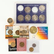Elizabeth II, Miscellaneous, Twenty Cents - One Dollar, 1995 - 2006, UNC Miscellaneous small group, including 1995...