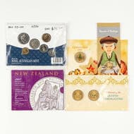 Elizabeth II, Rank-Broadley Portrait Coin Set, Five Cents - Two Dollars, 1999 - 2019, UNC 2019 DCPL carded six-coin...