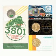 Elizabeth II, RAM - Various Commemorative, Fifty Cents, 2011 - 2018, UNC Commemorative fifty cents issues on small &...