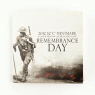 Elizabeth II, RAM - Remembrance Day, Two Dollars, 2012-C, UNC 2012 C mintmark red poppy, coloured two dollar issue on...