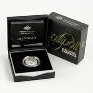 Elizabeth II, RAM - Centenary of the Gallipoli Landing, Five Dollars, 2015, FDC 1oz fine silver 99.99% proof five...
