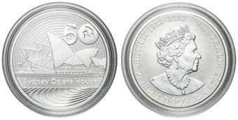 Elizabeth II, RAM - Sydney Opera House 50th Anniversary, One Dollar, 2023, UNC 1oz silver, brilliant uncirculated one...