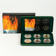 Elizabeth II, RAM - Olympic Heritage Series, Ten Dollars, 1994 - 1996, FDC .999, 20.77g silver ten dollars six-coin...