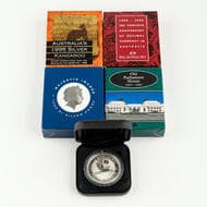 Elizabeth II, RAM / Perth Mint, One Dollar, 1995 - 1999, UNC - FDC Various 1oz, .999 silver one dollar issues, 1995...