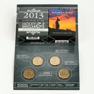 Elizabeth II, RAM - Bicentenary of the Holey Dollar & Dump and Kangaroo at Sunset, One Dollar, 2013 - 2014, FDC 2013...