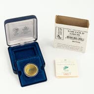 Elizabeth II, One Hundred Dollars, 2000, FDC Sydney Paralympic Games gold issue. Estimate: 2000 - 2200 AUD