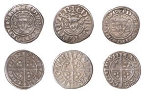 A Collection of English Silver Coins, 1272-1662 (Part II)
Edward I (1272-1307), New coinage, Pennies (3), all London,...