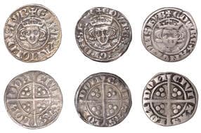 A Collection of English Silver Coins, 1272-1662 (Part II)
Edward I (1272-1307), New coinage, Pennies (3), all London,...