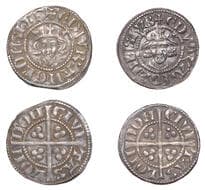 A Collection of English Silver Coins, 1272-1662 (Part II)
Edward I (1272-1307), New coinage, Pennies (2), both London,...