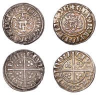 A Collection of English Silver Coins, 1272-1662 (Part II)
Edward I (1272-1307), New coinage, Pennies (2), both London,...