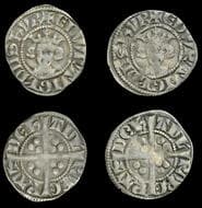 A Collection of English Silver Coins, 1272-1662 (Part II)
Edward I (1272-1307), New coinage, Pennies (2), both Bury St...