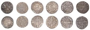 A Collection of English Silver Coins, 1272-1662 (Part II)
Edward I (1272-1307), New coinage, Pennies (6), all London,...