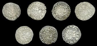 A Collection of English Silver Coins, 1272-1662 (Part II)
Edward II (1307-1327), Penny, class 13, London, 1.38g/3h...