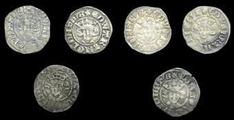 A Collection of English Silver Coins, 1272-1662 (Part II)
Edward II (1307-1327), Penny, class 14, London, 1.45g/12h...