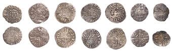 A Collection of English Silver Coins, 1272-1662 (Part II)
Edward III (1327-1377), Third coinage, Halfpenny, London,...