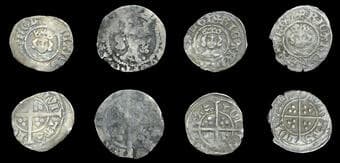 A Collection of English Silver Coins, 1272-1662 (Part II)
Richard II (1377-1399), Penny, York, local dies, pellets...