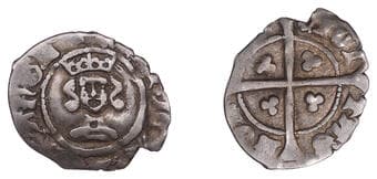 A Collection of English Silver Coins, 1272-1662 (Part II)
Henry IV (1399-1413), Heavy coinage, Halfpenny, London,...