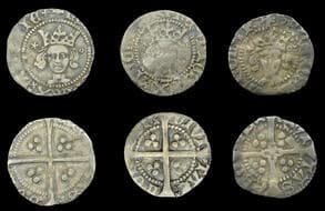 A Collection of English Silver Coins, 1272-1662 (Part II)
Henry V (1413-1422), Definitive issues, Pennies (3), all...