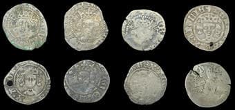 A Collection of English Silver Coins, 1272-1662 (Part II)
Henry V (1413-1422), Definitive issues, Pennies (8), Durham...