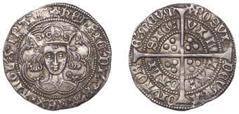 A Collection of English Silver Coins, 1272-1662 (Part II)
Henry VI (First reign, 1422-1461), Annulet issue, Groat,...