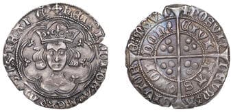 A Collection of English Silver Coins, 1272-1662 (Part II)
Henry VI (First reign, 1422-1461), Pinecone-Mascle issue,...