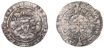 A Collection of English Silver Coins, 1272-1662 (Part II)
Edward IV (First reign, 1461-1470), Heavy coinage, Groat,...