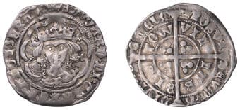 A Collection of English Silver Coins, 1272-1662 (Part II)
Edward IV (First reign, 1461-1470), Light coinage, Groat,...