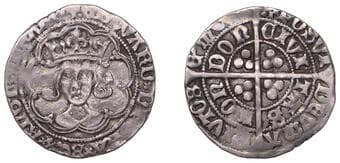 A Collection of English Silver Coins, 1272-1662 (Part II)
Edward IV (Second reign, 1471-1483), Groat, London, class...
