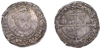 A Collection of English Silver Coins, 1272-1662 (Part II)
Henry VIII (1509-1547), Posthumous coinage, Groat, Tower,...