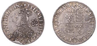 A Collection of English Silver Coins, 1272-1662 (Part II)
Elizabeth I (1558-1603), Milled coinage, Sixpence, 1562, mm....