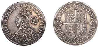 A Collection of English Silver Coins, 1272-1662 (Part II)
Elizabeth I (1558-1603), Milled coinage, Sixpence, 1562, mm....