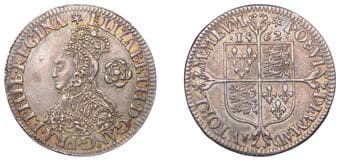 A Collection of English Silver Coins, 1272-1662 (Part II)
Elizabeth I (1558-1603), Milled coinage, Sixpence, 1562, mm....